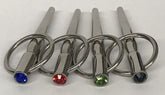 Bejeweled Delight - EmpFlix Princes Cock Plug for Steel Play Enthusiasts Penis Plugs